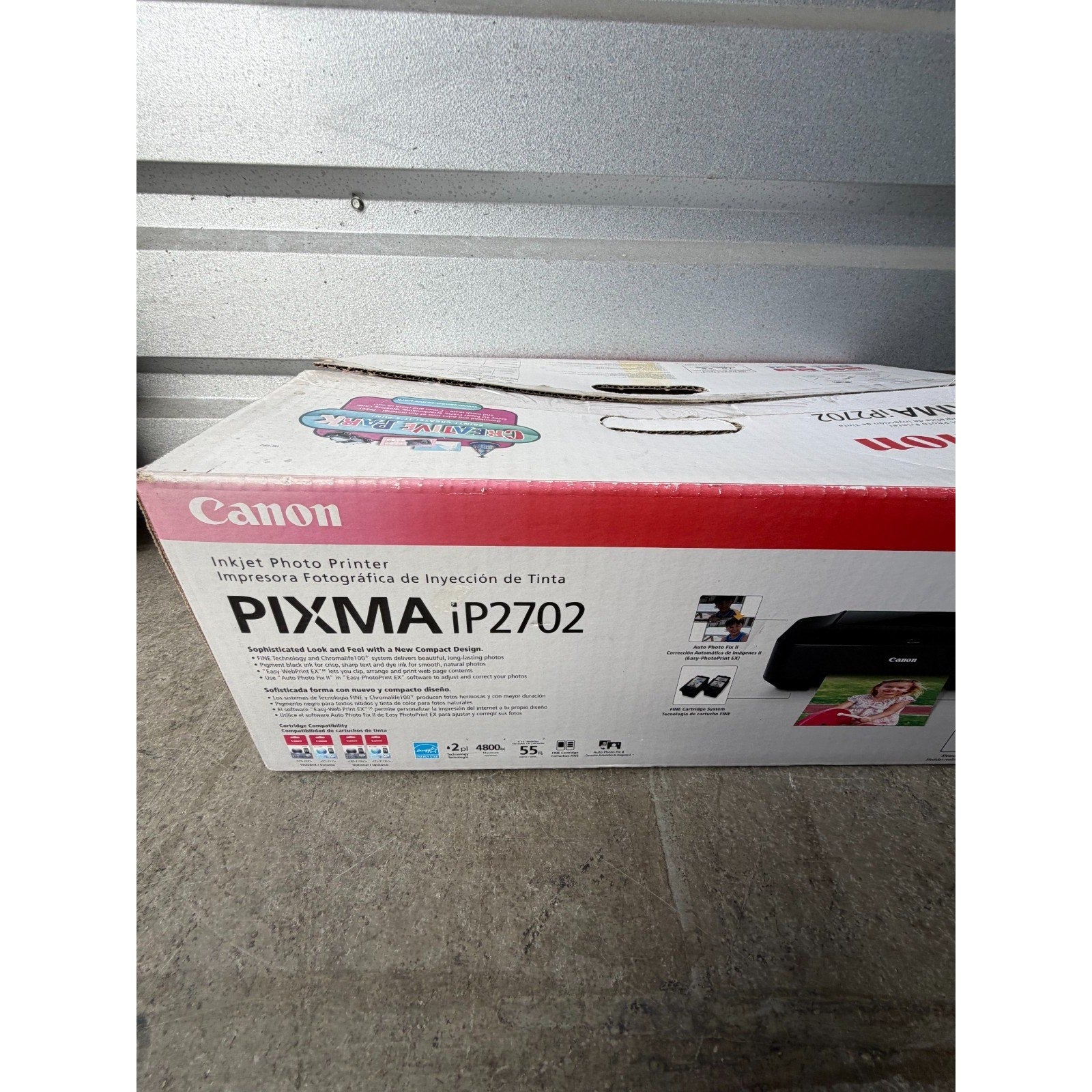 VINTAGE SEALED PACKAGE Canon Pixma iP2702 Inkjet Photo Printer