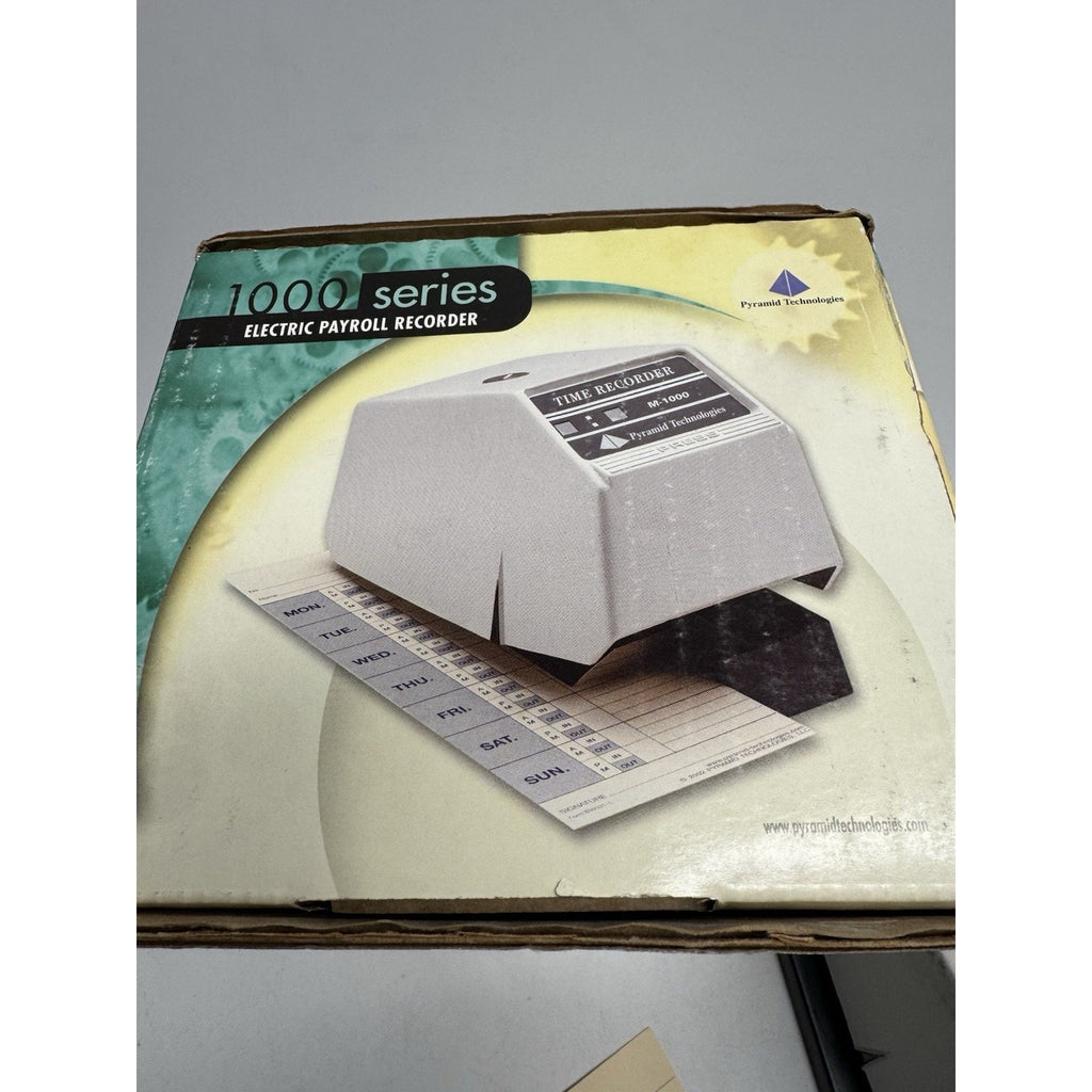 Vinrage NOS Pyramid Technologies 1000 Series Electric Payroll Recorder USA