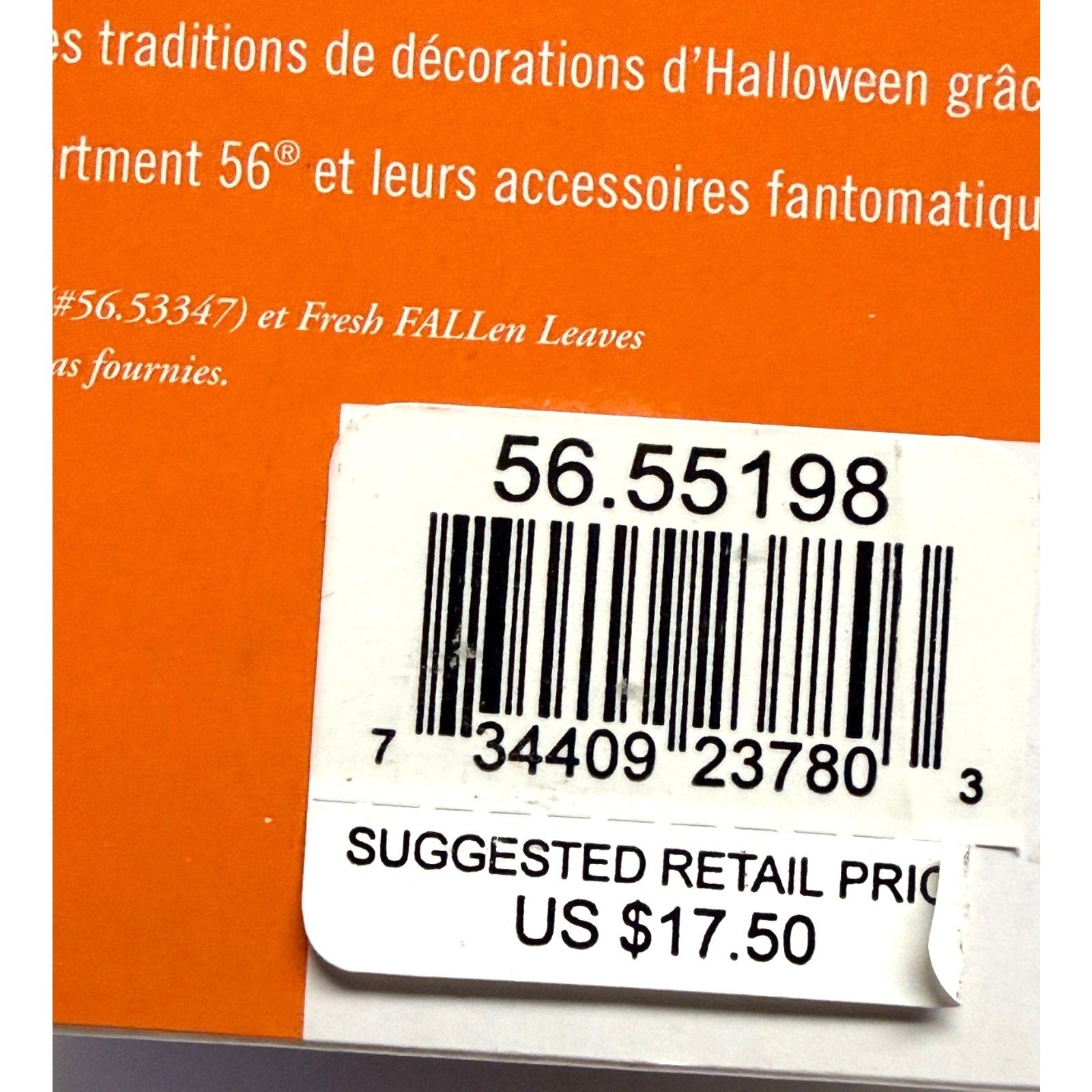Vintage NEW Dept 56 Snow Village Halloween Campbell's Trick Or Treat
