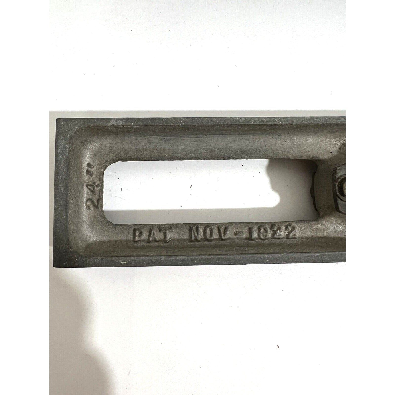 VINTAGE "RARE" EMPIRE LEVEL MFG CO 2 Foot Metal Speed Level 24” MADE IN USA 1922