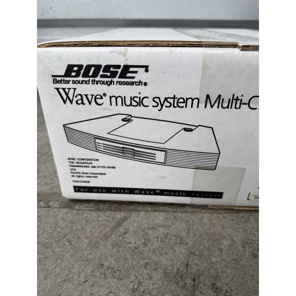 VINTAGE NOS Bose Wave Music System Multi-CD Changer Accessory Platinum White #1