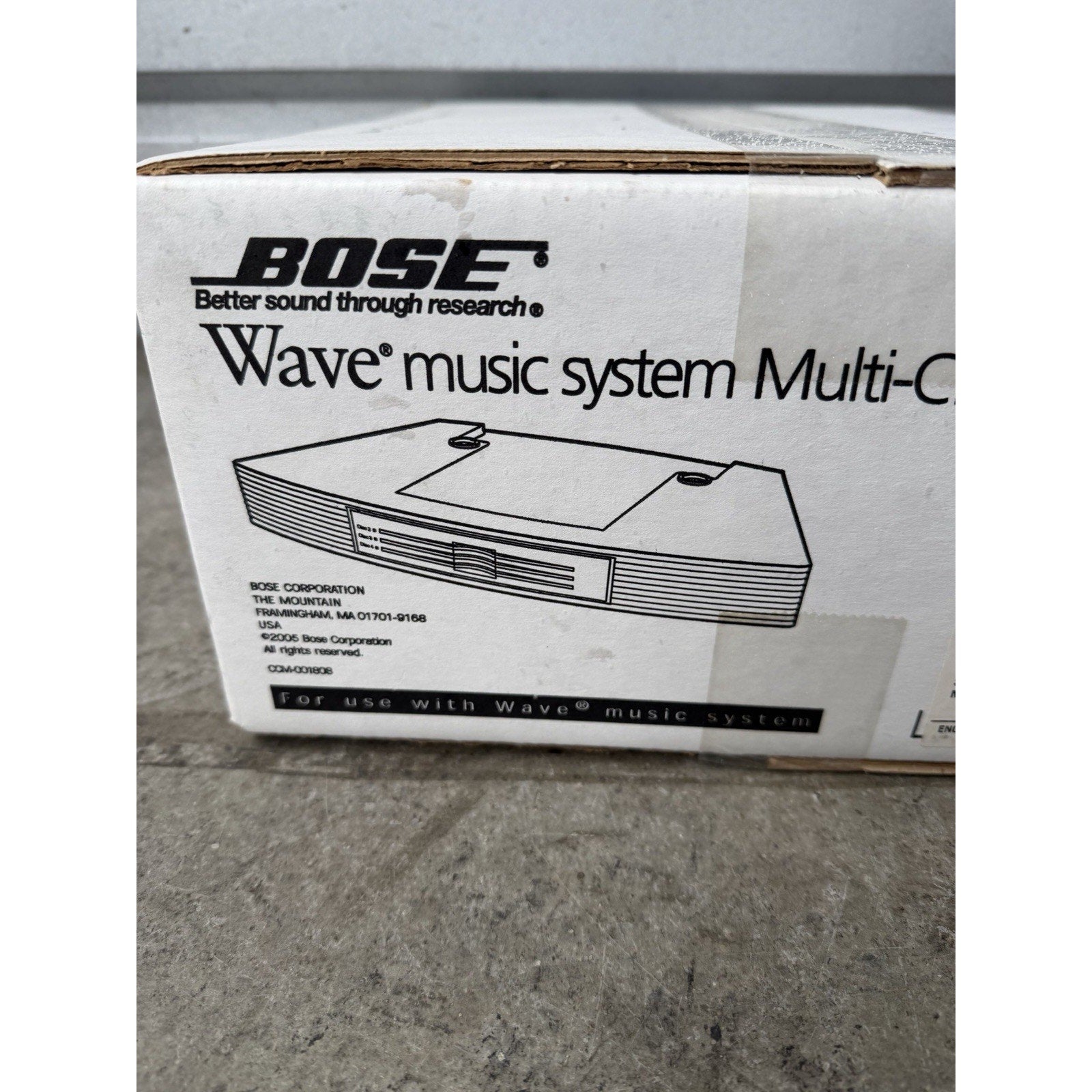 VINTAGE NOS Bose Wave Music System Multi-CD Changer Accessory Platinum White #1
