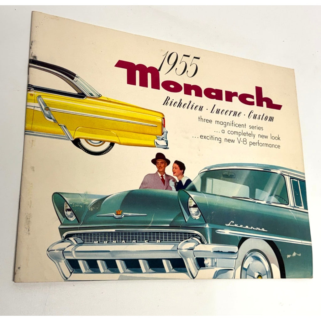 Vtg 1955 Monarch Sales Brochure Catalog Richelieu Lucerne Custom Canadian Ford